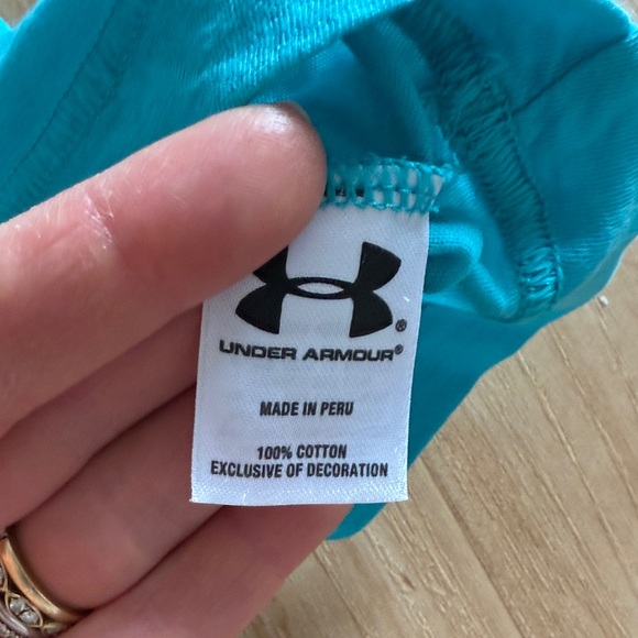 Turquoise Under Armour ‘The Breakers’ Tee - Picture 4 of 5